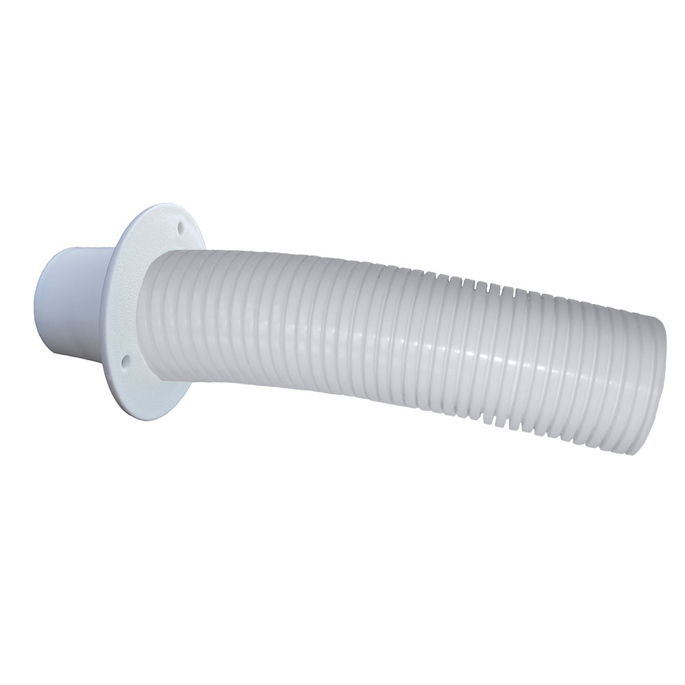 Trident Marine TFK-10W Trident Marine 10' White Stern Flex Hose w/Transom Flange