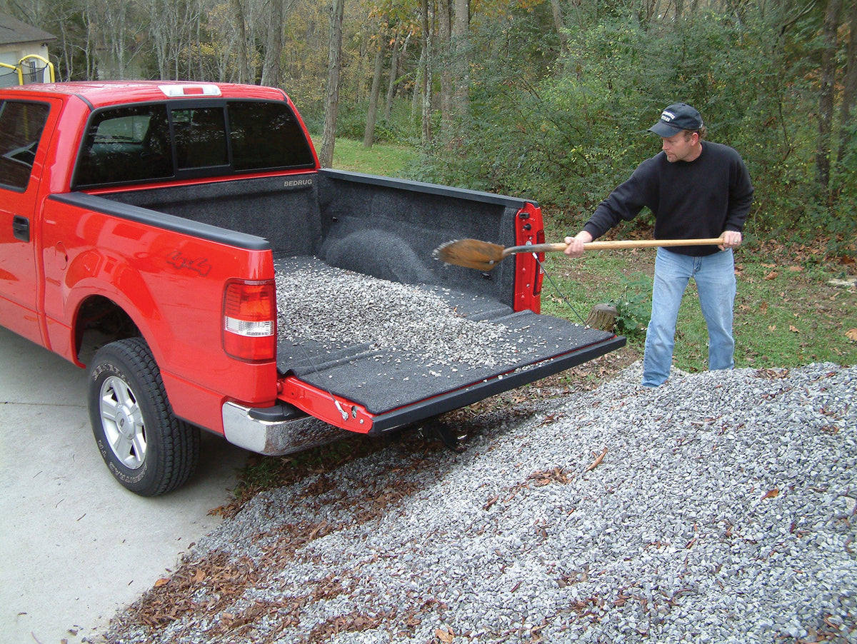 BEDRUG BRQ15SBK Bedrug Classic Bed Liner – Fits 2015 - 2024 Ford F-150 6.7" Bed (install kit BRZSPRAYON is required if installing over Spray-In Liner), Charcoal Grey – BRQ15SBK