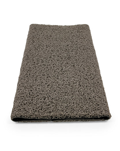 CAMCO 42964 Camco 42964 Gray Premium Wrap Around RV Step Rug (PVC Material (17.5" x 18"))
