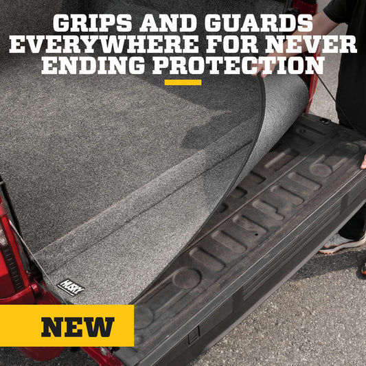 Husky Liners HBRY19DCK Husky Liners Full Truck Bed Liner – Fits 2005-2022 Toyota Tacoma, 5' Bed - Double Cab – Guardian Comfort Mat, 1 pc. Grey - HBRY19DCK