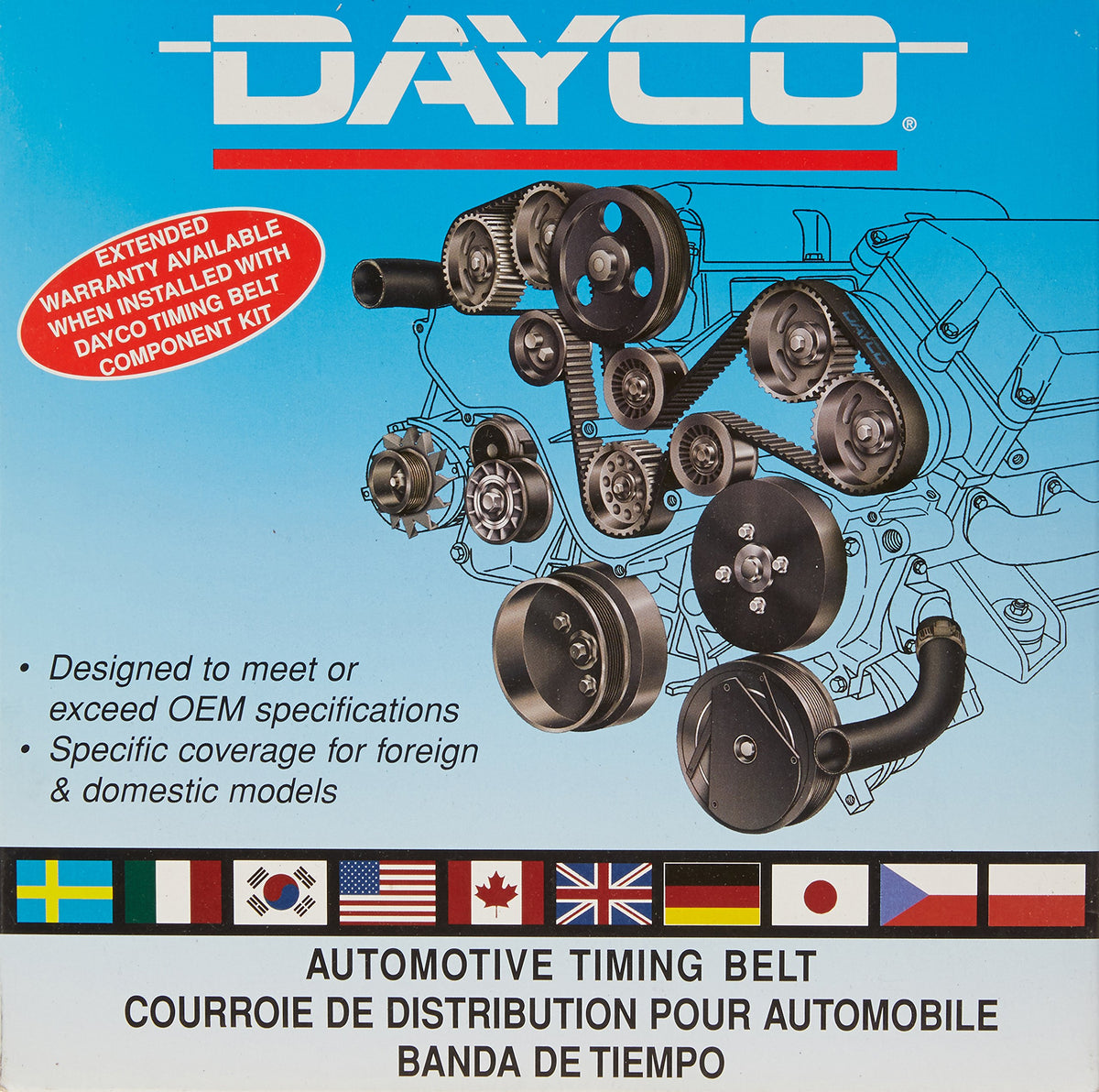 DAYCO 95278 Dayco 95278 96-98 HYUNDAI 1.8L