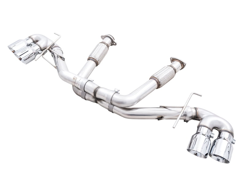 AWE Tuning 3020-42080 AWE Tuning Track Edition Exhaust for Chevrolet C8 Corvette with Chrome Silver Tips - Part 3020-42080