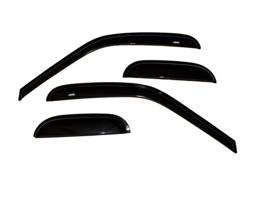 AVS 94808 Auto VentShade (AVS) by RealTruck Outside Mount Ventvisor® Window Deflectors 4 Pc Set Fits 1997-2003 Ford F150, 2004 F150 Heritage, 1998 F250, 1997 F250 Light Duty, 1999 F250 Light Duty, SuperCab