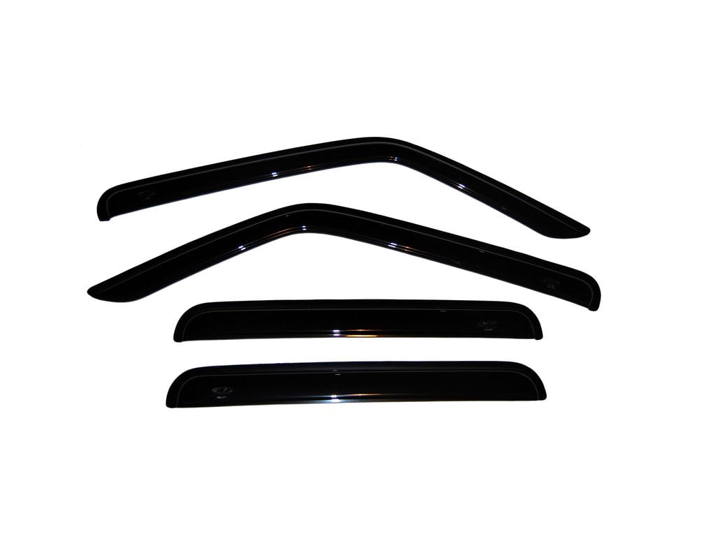 AVS 94359 Auto VentShade (AVS) by RealTruck Outside Mount Ventvisor® Window Deflectors Front & Rear Set Compatible with 2007-2017 Jeep Patriot