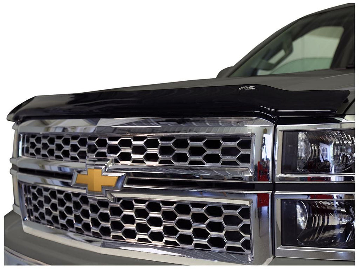 AVS 23959 Auto Ventshade [AVS] Bugflector / Hood Shield – Fits 2019-2024 GMC Sierra 1500, 1 pc. – Dark Smoke-23959