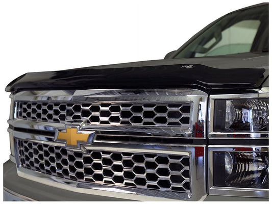 AVS 23959 Auto Ventshade [AVS] Bugflector / Hood Shield – Fits 2019-2024 GMC Sierra 1500, 1 pc. – Dark Smoke-23959