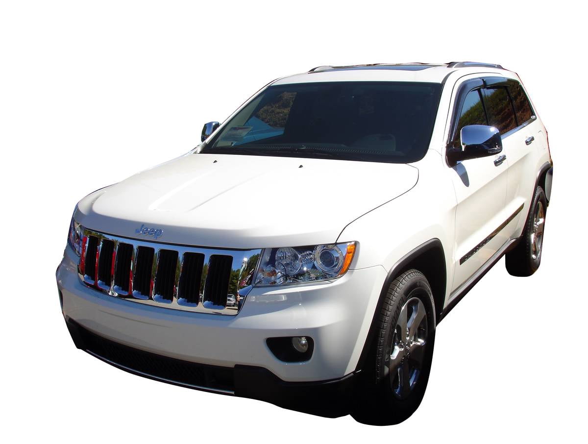 AVS 94252 AVS Tape-On Vent Visors Fit 2011-2021 Jeep Grand Cherokee