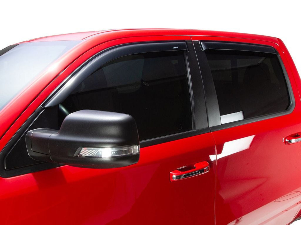 AVS 94806 AVS Tape-On Vent Visors Fit 2019-2025 Dodge Ram 1500 Crew Cab