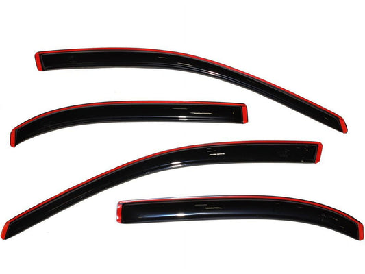 AVS 194164 Auto Ventshade (AVS) by RealTruck In-Channel Ventvisor / Window Deflectors 4 Pc. Set Compatible with 2014-2019 Kia Soul