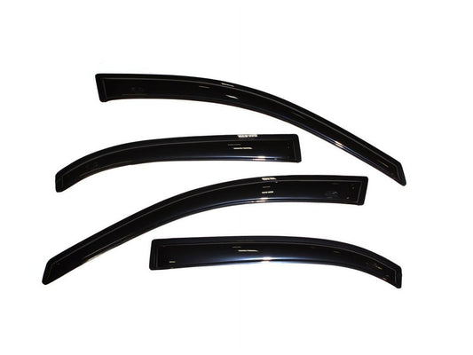 AVS 94620 Auto Ventshade (AVS) by RealTruck Outside Mount Ventvisor / Window Deflectors Front & Rear Set 4 Pc. Set Compatible with 2003-2008 Toyota Corolla