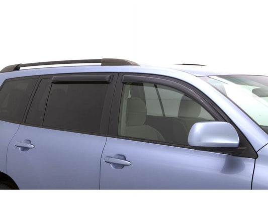 AVS 94063 Auto Ventshade (AVS) by RealTruck Outside Mount Ventvisor / Window Deflectors Front & Rear Set 4 Pc. Set Compatible with 2008-2013 Toyota Highlander