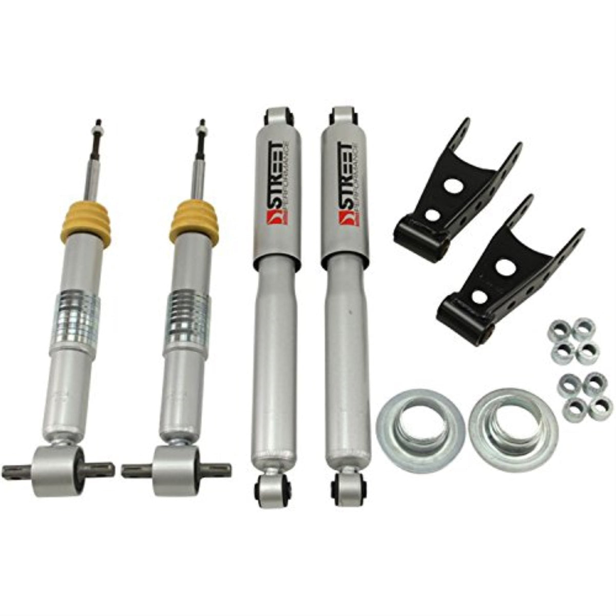 Belltech Suspension 990SP Belltech (990Sp) Lowering Kit With Street Performance Shock Fits select: 2014 CHEVROLET SILVERADO K1500, 2015-2018 CHEVROLET SILVERADO K1500 LT
