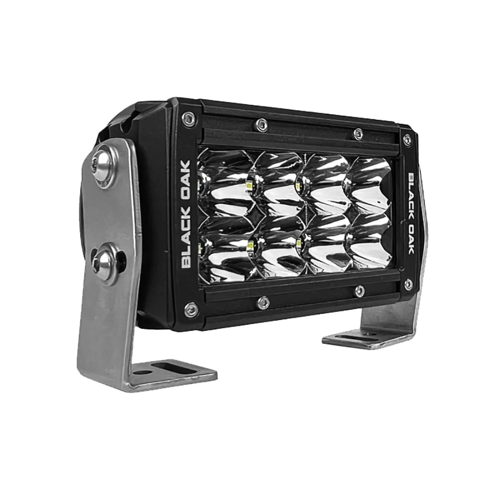 Black Oak 4F-D5OS Black Oak Pro Series 3.0 Double Row 4" LED Light Bar - Flood Optics... [4F-D5OS]