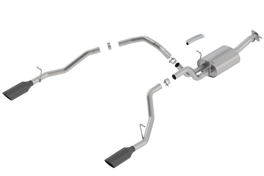 Borla 140758BC Borla 140758BC Touring Cat-Back Exhaust System Fits 19-21 1500 Fits select: 2019-2023 RAM 1500