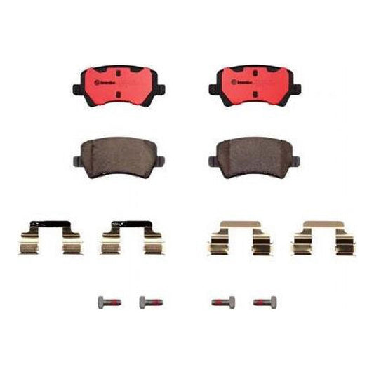 Brembo Brembo P86021N Disc Brake Pad Set for 2007-2016 Volvo S80 - Rear