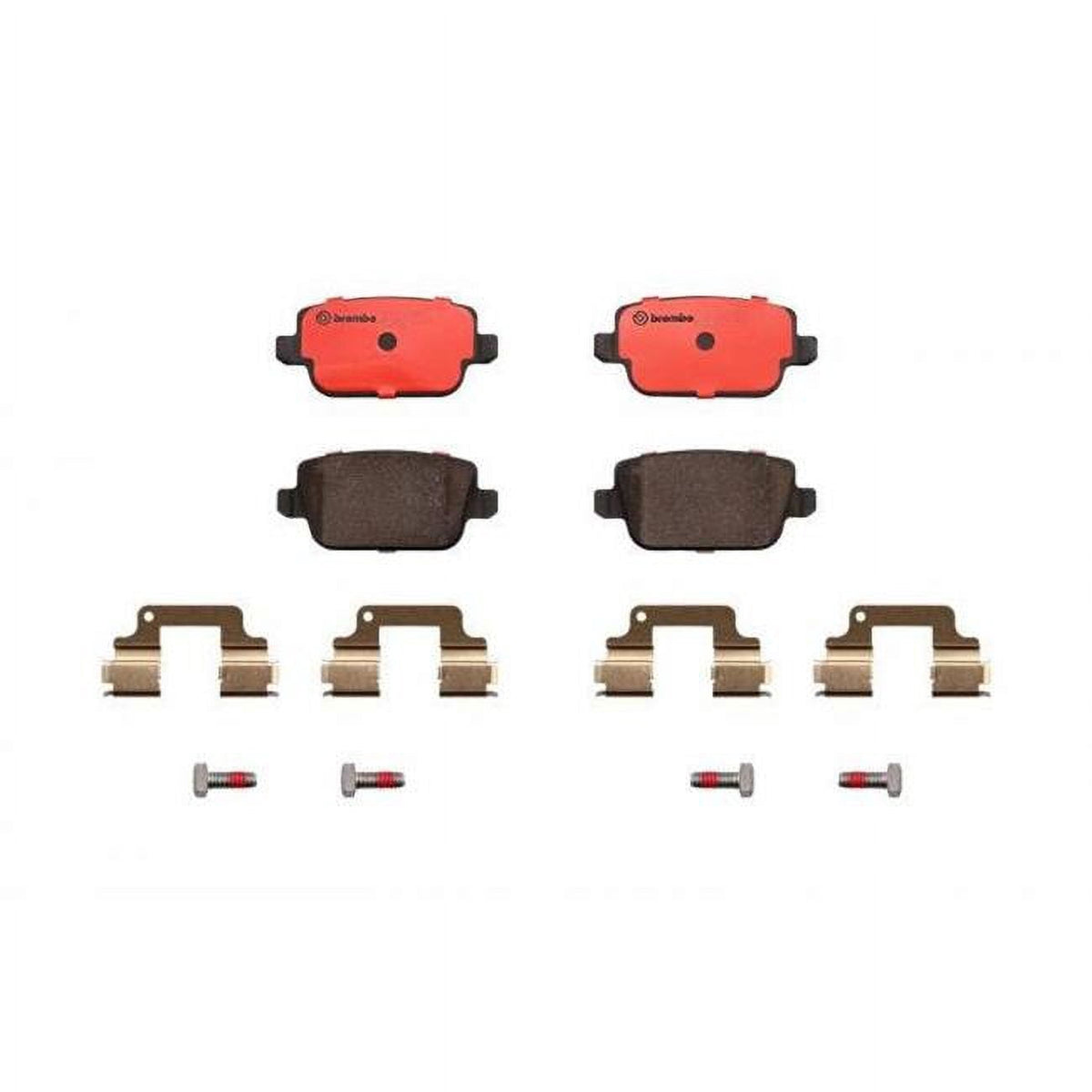 Brembo Brembo P44016N Disc Brake Pad Set for 2008-2012 Land Rover LR2 - Rear