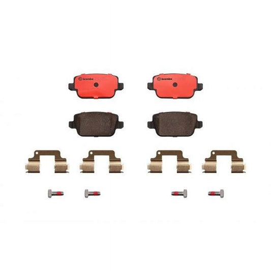 Brembo Brembo P44016N Disc Brake Pad Set for 2008-2012 Land Rover LR2 - Rear