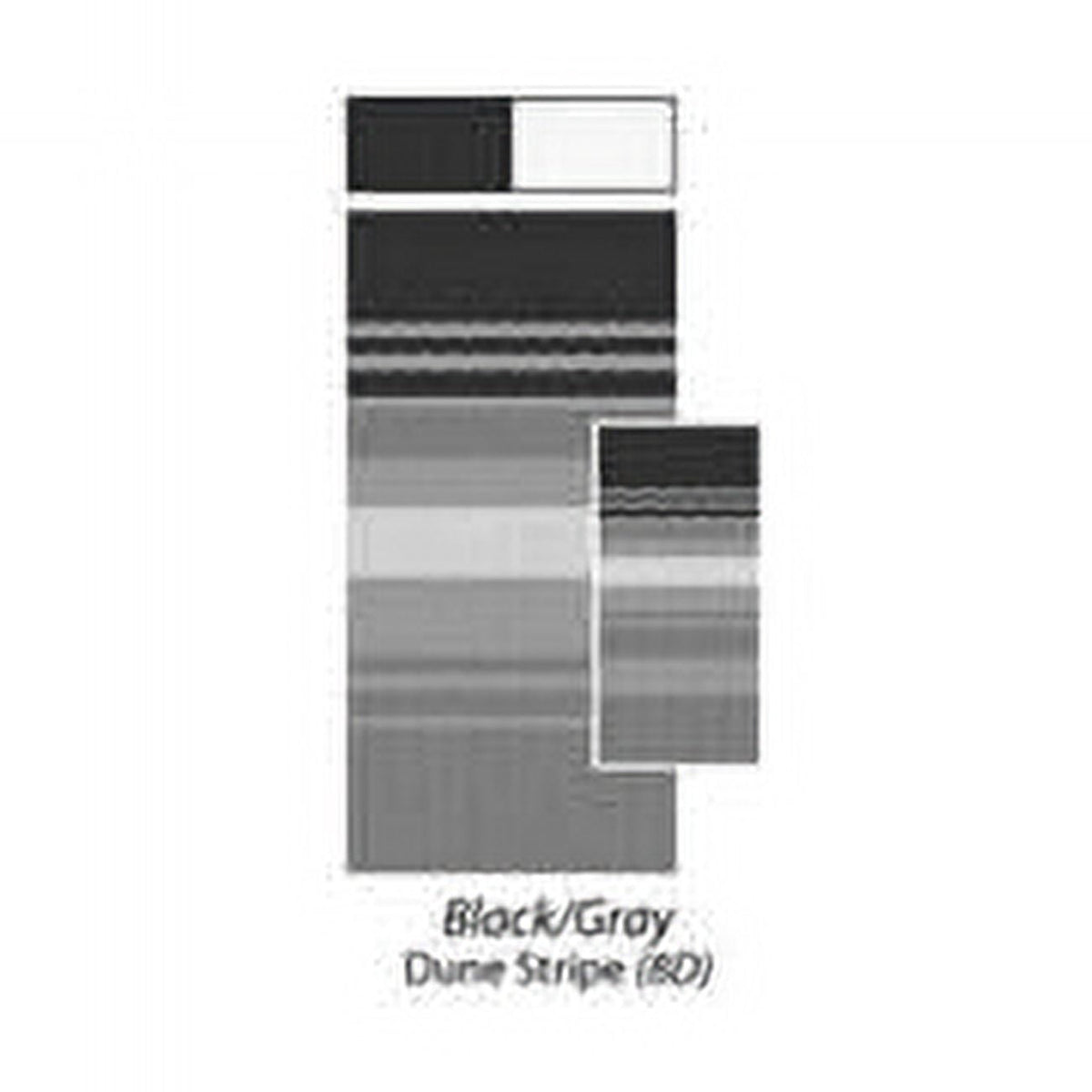 Carefree of Colorado JU188D00 Carefree of Colorado JU188D00 Rv Awning Vinyl Fabric 17Ft 2In, Black/Gray Dune S