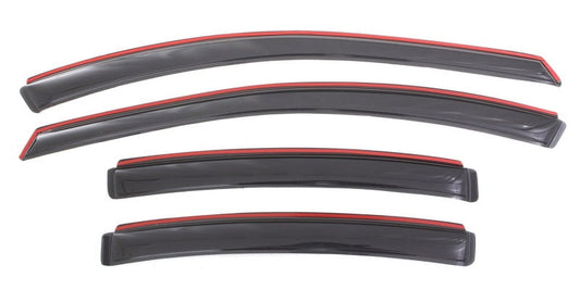 AVS 194611 AVS 11-15 Chevy Cruze Ventvisor In-Channel Front & Rear Window Deflectors 4pc - Smoke