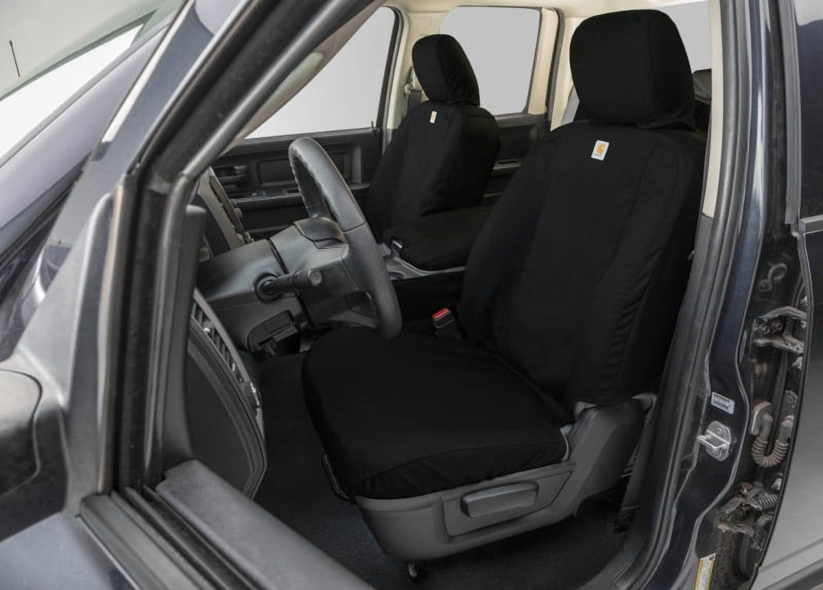 Covercraft SSC3511COBK Open Box Covercraft 17-24 Dodge RAM 5500 Carhartt Super Dux SeatSaver Custom Front Row Seat Covers - Black