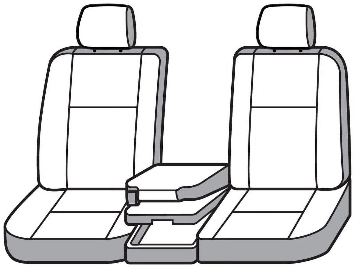 Covercraft SS3488WFGY Covercraft 21-24 Ford F-150/ Waterproof Polyester SeatSaver Custom Front Row Seat Covers - Grey