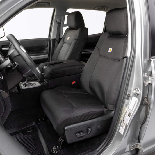 Covercraft GTF4245ABCOBK Covercraft 21-24 Ford F150 Carhartt Super Dux PrecisionFit Custom Front Row Seat Covers - Black