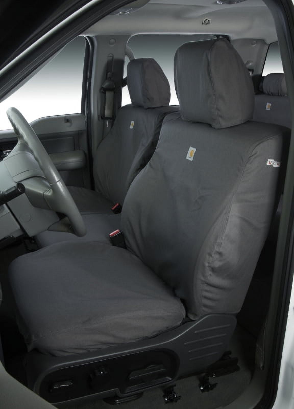 Covercraft SSC7581CAGY Covercraft 22-24 Ford Maverick Carhartt SeatSaver Custom Second Row Seat Covers - Gravel
