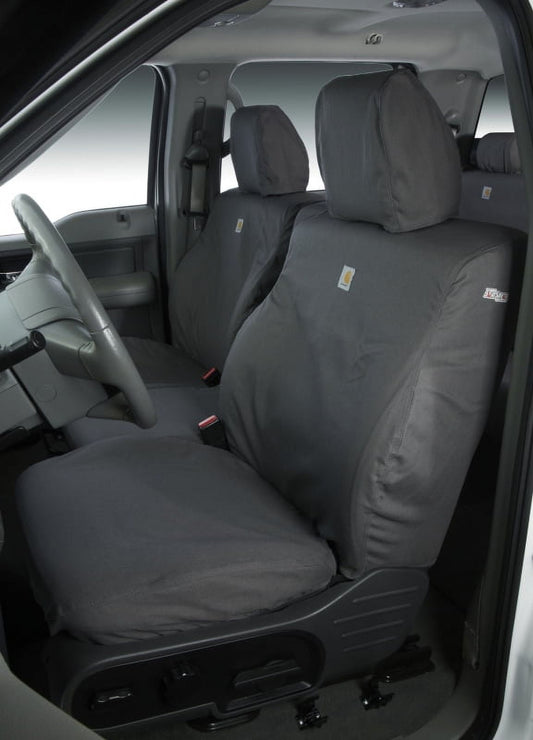 Covercraft SSC7581CAGY Covercraft 22-24 Ford Maverick Carhartt SeatSaver Custom Second Row Seat Covers - Gravel