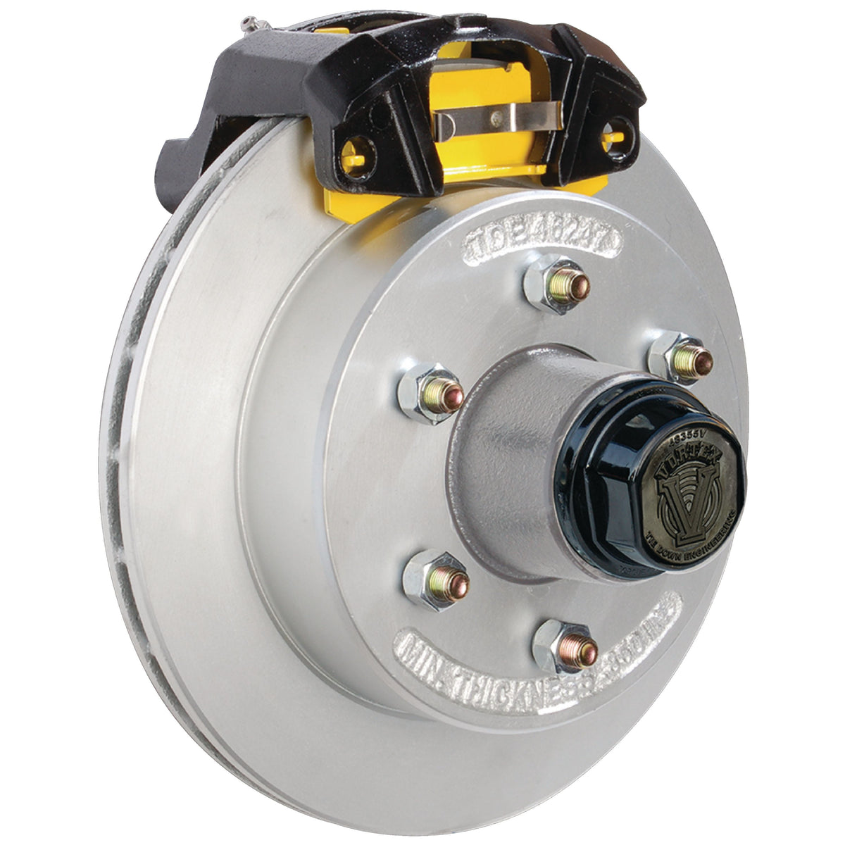 Dexter 81128 Dexter Vortex Vented Disc Brake System with GalvX Coating for 14" & 15" Wheels