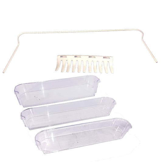 Dometic 29325760655 Dometic Americana DM 29325760655 Clear Plastic, Refrigerator Door Shelf Combo Kit