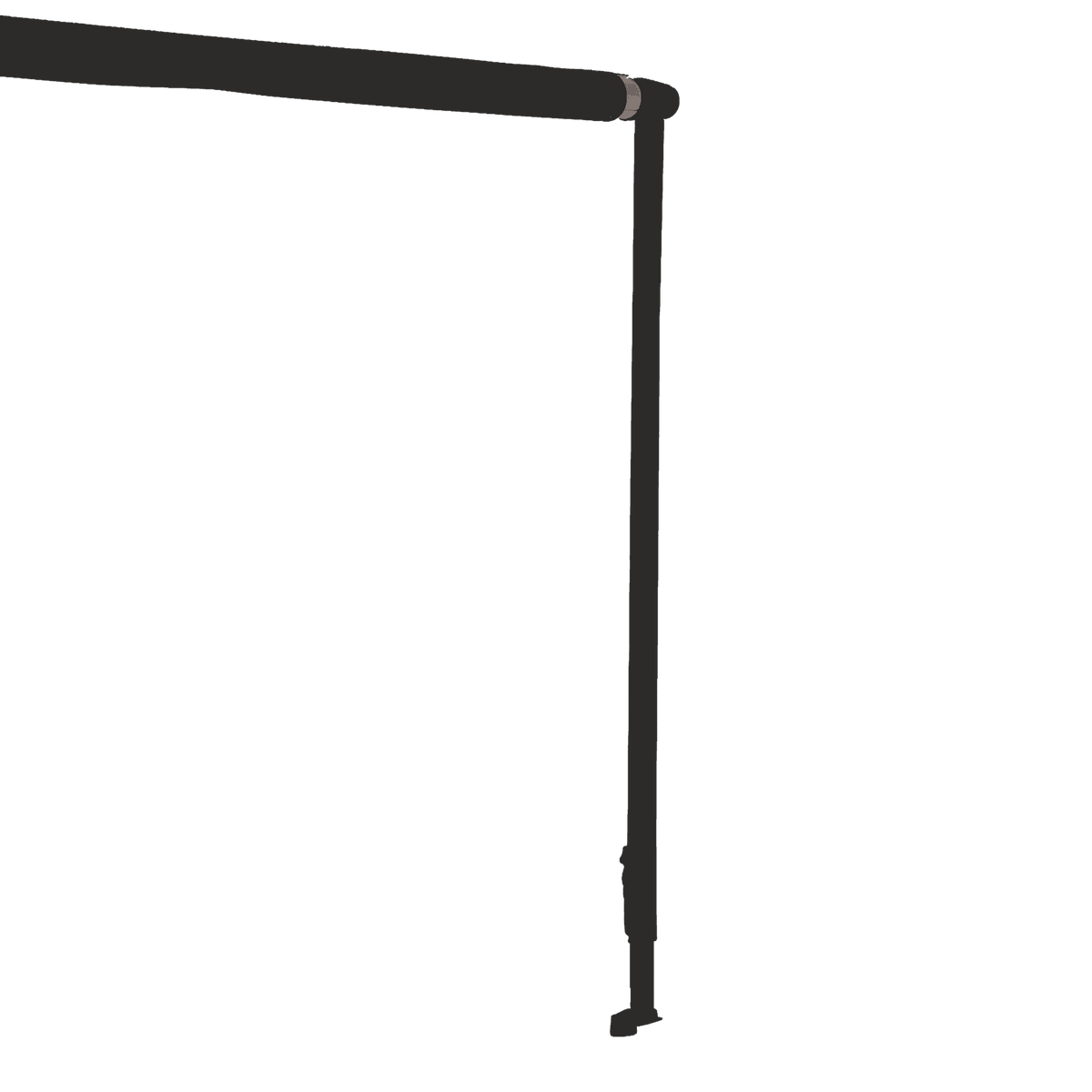 Dometic 8273000.401U Dometic Universal Patio Awning Hardware - Tall – Fits 803, 839, 848 & 858 Models - Black – Universal Awning Hardware Set – Suitable for 9000, 8500 and Sunchaser Awnings