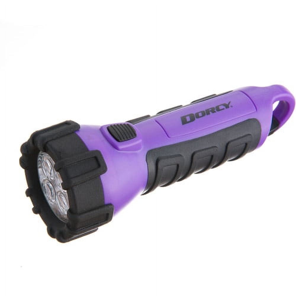 Dorcy Dorcy 55 Lumen Floating Waterproof LED Flashlight with Carabineer Clip Dorcy, Purple (41-2508)