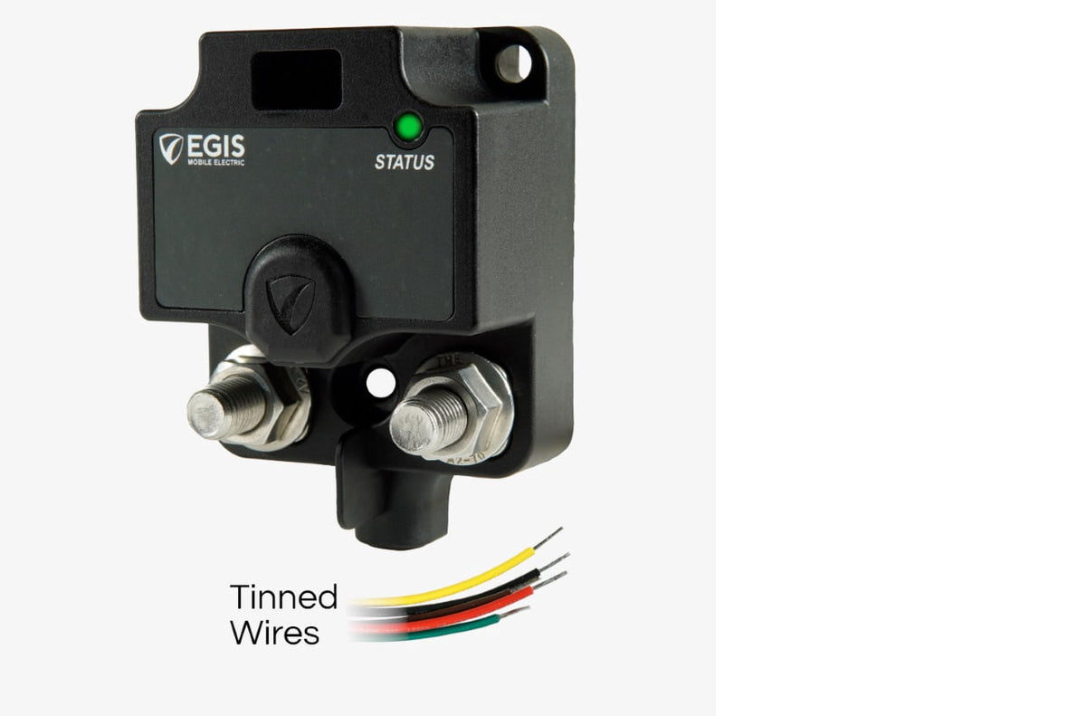 Egis Mobile Electronics 8710-1400 Egis Xd Single Flex 2 Automatic Charging Relay No Knob Tinned Wires