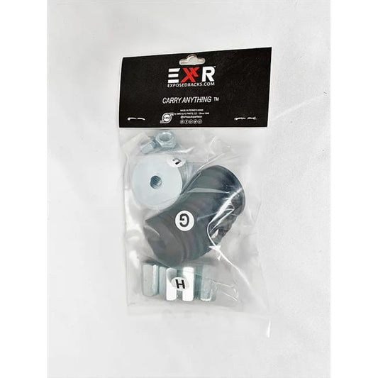 Exposed Rack 8-00-9922 Exposed Rack 8009922 No Top Bolts Spacers for Jeep Wrangler JL JT 2 Door
