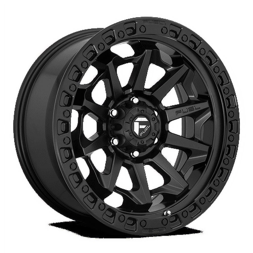 Fuel 1PC D69420908450 Fuel 1PC Aluminum Rim D694 COVERT 20X9in Matte Black Finish, D69420908450
