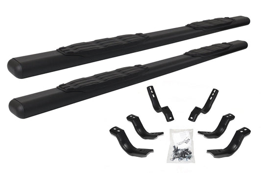Go Rhino! 105443587T Go Rhino 105443587T 5" 1000 Series Side Steps with Mounting Brackets Kit - Crew Max Only For Toyota 22-24 Tundra (Crew Cab Pickup)