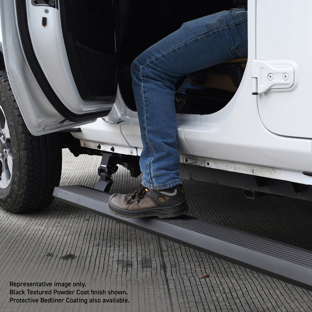 Go Rhino! 20450572PC Go Rhino 20450572PC E1 Electric Running Board Kit For Jeep 18 Wrangler JK, Jeep 07-17 Wrangler Fits select: 2008,2015-2018 JEEP WRANGLER UNLIMITED