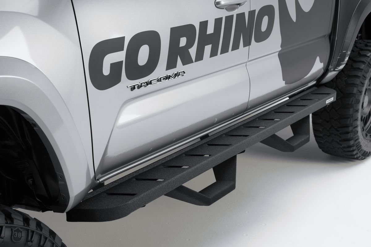 Go Rhino! 6340478720PC Go Rhino 6340478720PC RB10 Running Boards with Mounting Brackets, 2 Pairs Drop Steps Kit For 14-19 Silverado 3500 HD, Sierra 2500 HD, Silverado 1500, Silverado 2500 HD, Sierra 1500, Sierra 3500 HD
