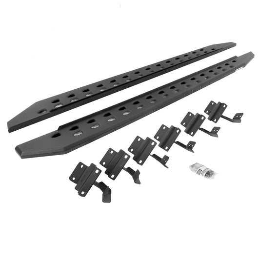 Go Rhino! 69415587SPC Go Rhino 69415587SPC RB20 Slim Line Running Boards with Mounting Brackets Kit For 15-24 F-150, F-250 Super Duty, F-350 Super Duty (Crew Cab Pickup)