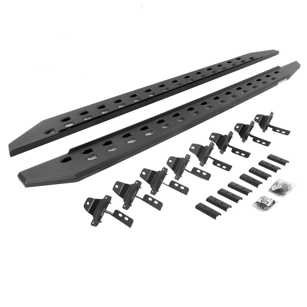 Go Rhino! 69451687SPC Go Rhino 69451687SPC RB20 Slim Line Running Boards with Mounting Brackets Kit For Jeep 20-23 Gladiator (Crew Cab Pickup)