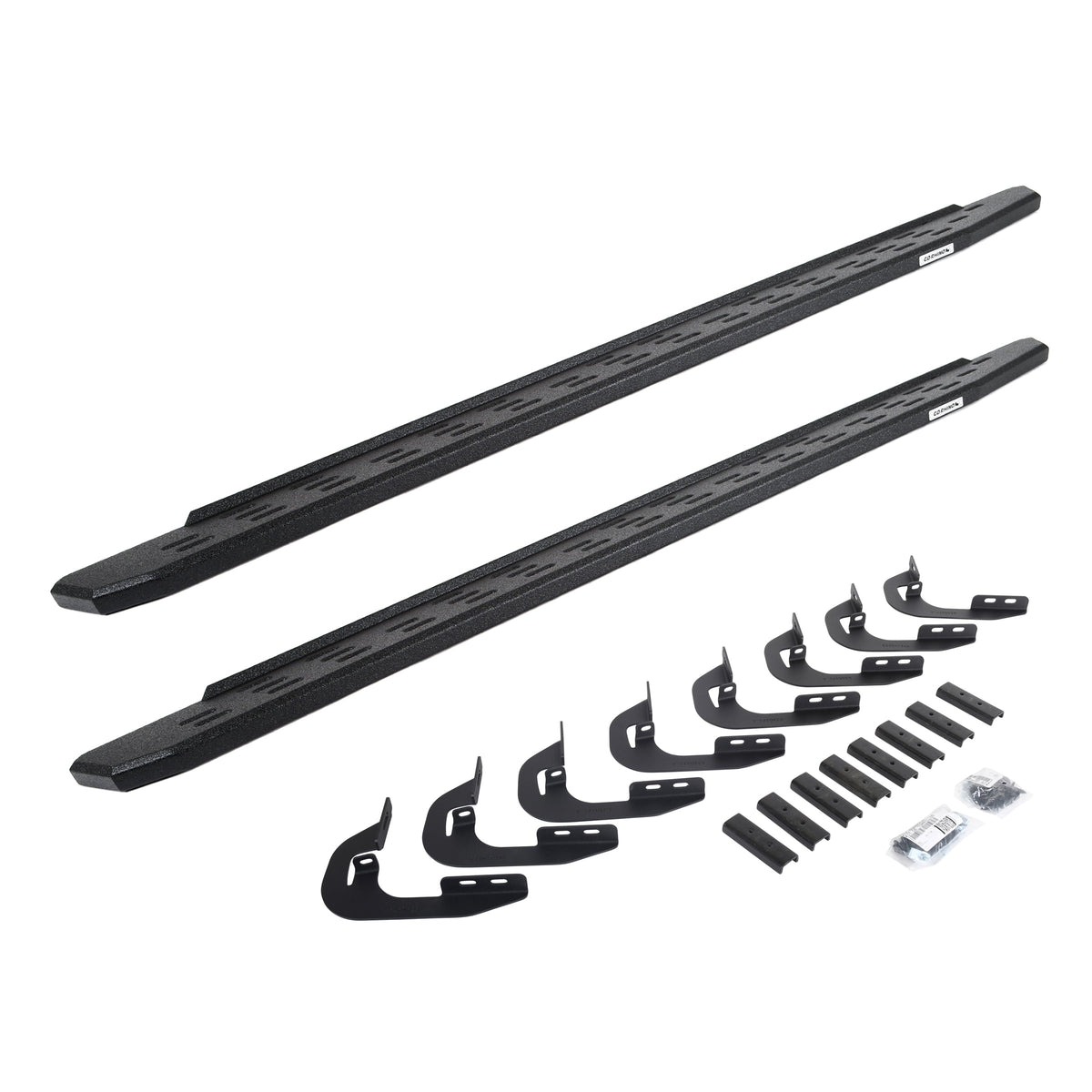 Go Rhino! 69604787T Go Rhino 69604787T RB30 Running Boards with Mounting Bracket Kit For 14-19 Silverado 3500 HD, Sierra 2500 HD, Silverado 1500, Silverado 2500 HD, Sierra 1500, Sierra 3500 HD (Crew Cab Pickup)