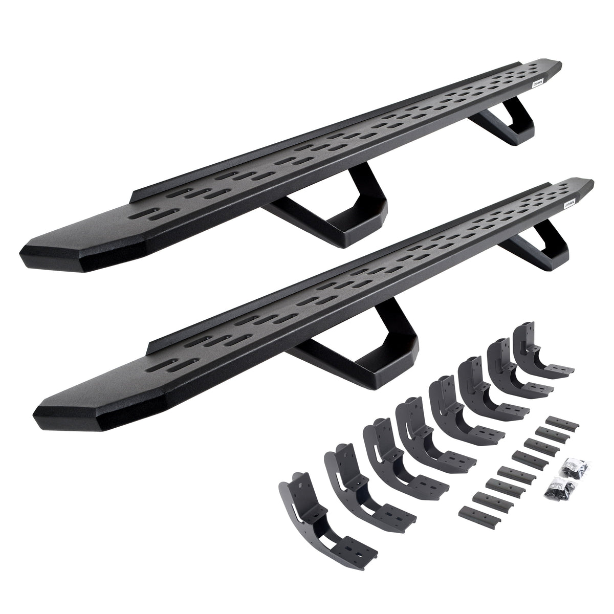 Go Rhino! 6960488720PC Go Rhino 6960488720PC RB30 Running Boards with Mounting Brackets, 2 Pairs Drop Steps Kit For 19-24 GMC, Chevrolet Fits select: 2019-2023 CHEVROLET SILVERADO, 2019-2023 GMC SIERRA