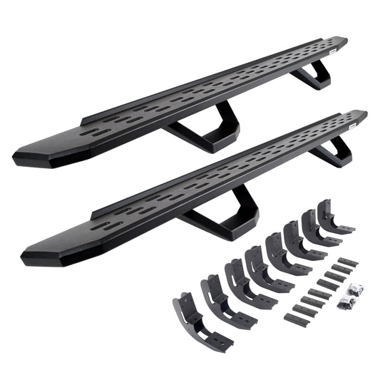 Go Rhino! 6960488720PC Go Rhino 6960488720PC RB30 Running Boards with Mounting Brackets, 2 Pairs Drop Steps Kit For 19-24 GMC, Chevrolet Fits select: 2019-2023 CHEVROLET SILVERADO, 2019-2023 GMC SIERRA