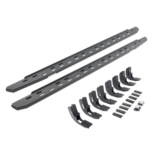 Go Rhino! 69604887SPC Go Rhino 69604887SPC RB30 Slim Line Running Boards with Mounting Bracket Kit For 19-24 GMC, Chevrolet Fits select: 2019-2023 CHEVROLET SILVERADO, 2019-2023 GMC SIERRA