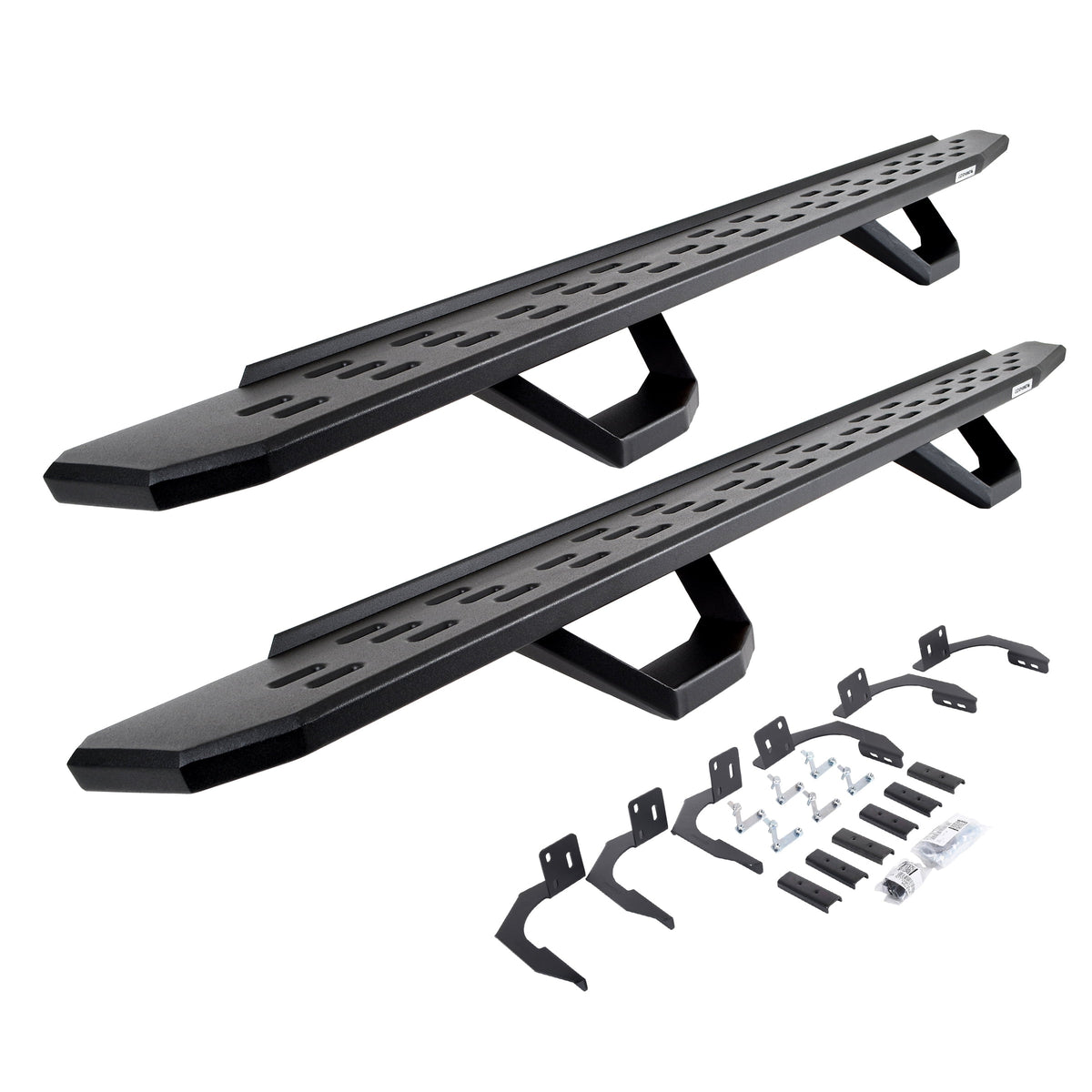 Go Rhino! 6961068720PC Go Rhino 6961068720PC RB30 Running Boards with Mounting Brackets, 2 Pairs Drop Steps Kit For Ram 11-14 1500, Ram 11-24 2500, Ram 11-24 3500, Dodge 09-10 Ram 1500, Dodge 10 Ram 2500, Dodge 10 Ram 3500
