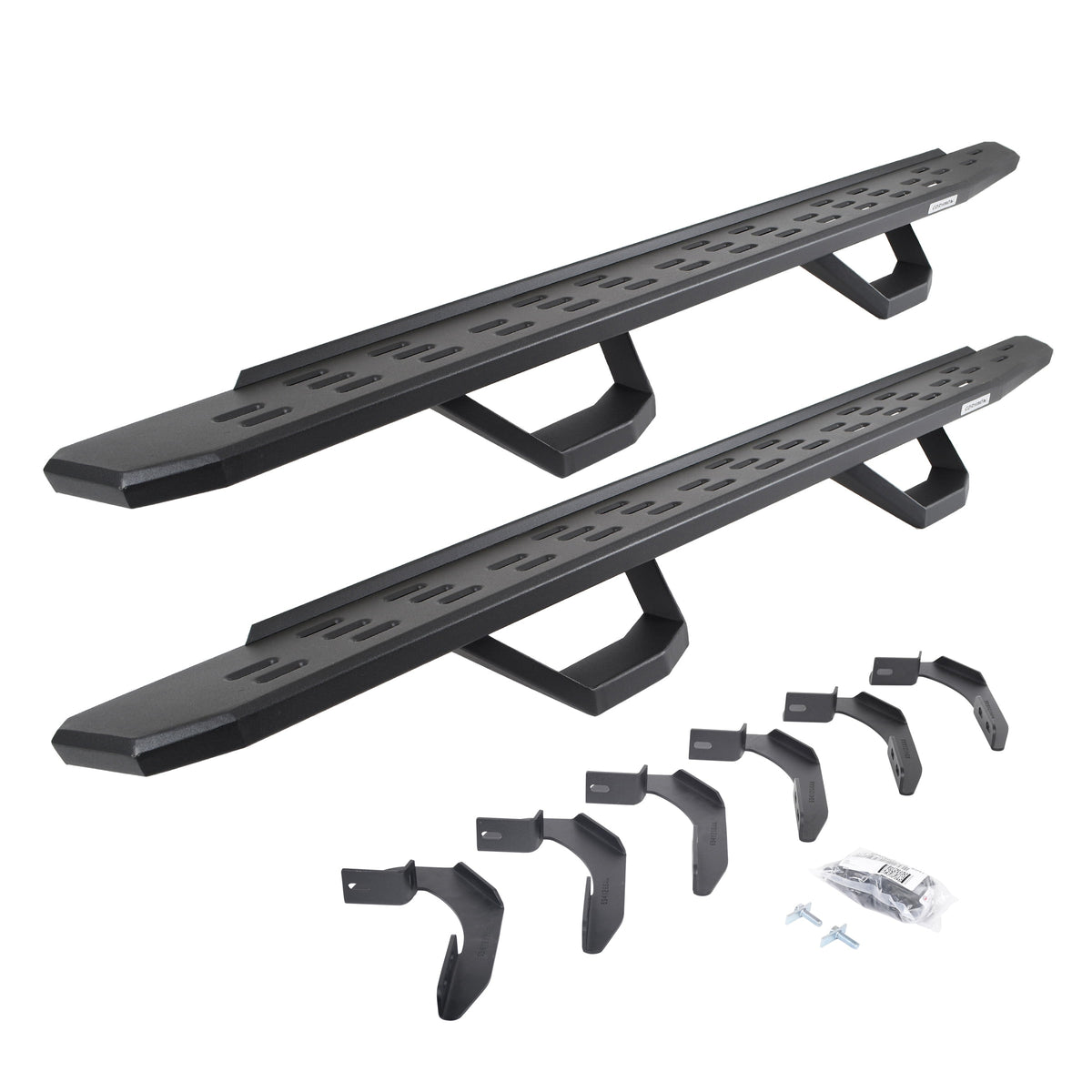 Go Rhino! 6961268020PC Go Rhino 6961268020PC RB30 Running Boards with Mounting Brackets, 2 Pairs Drop Steps Kit For Ford 04-14 F-150 Fits select: 2004-2014 FORD F150