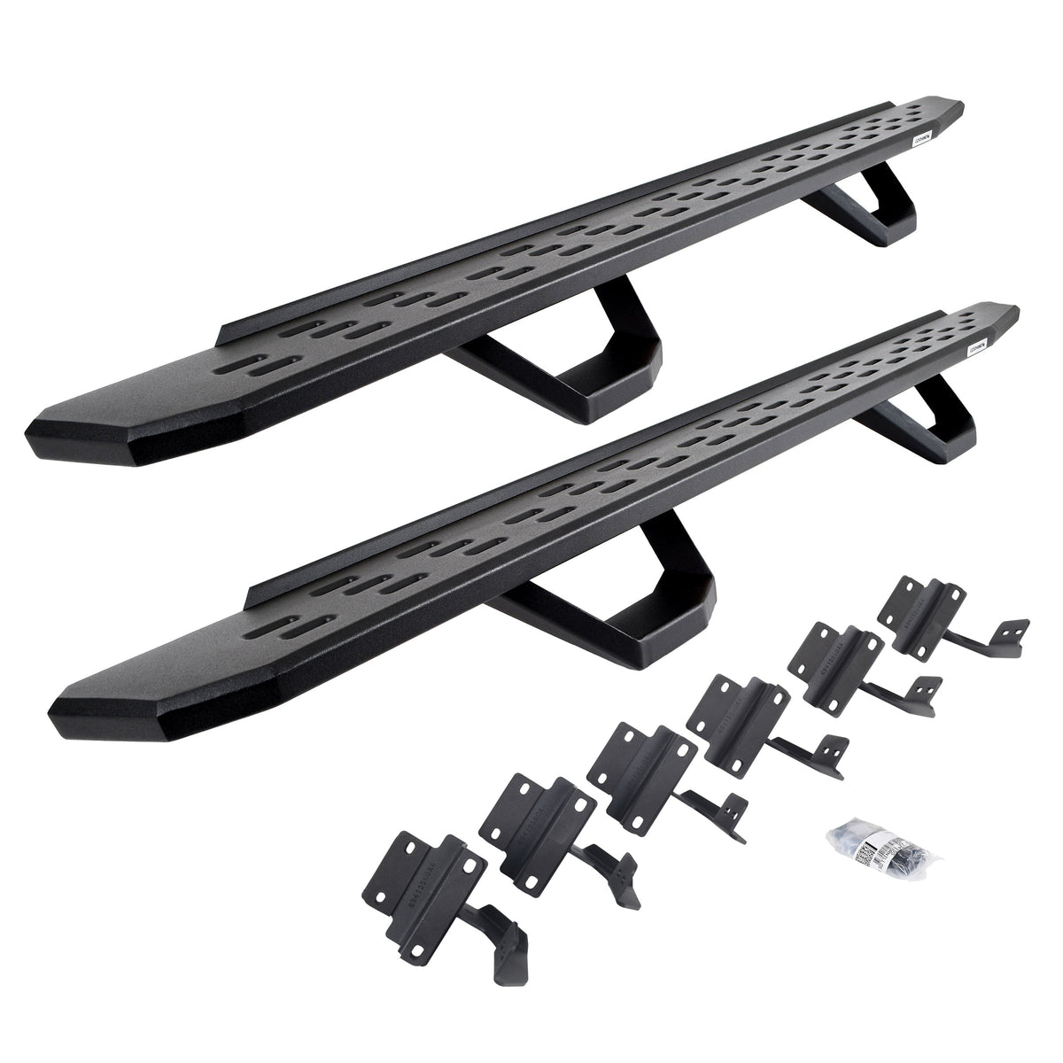 Go Rhino! 6961508720PC Go Rhino 6961508720PC RB30 Running Boards with Mounting Brackets, 2 Pairs Drop Steps Kit For Ford 04-14 F-150 Fits select: 2004-2014 FORD F150