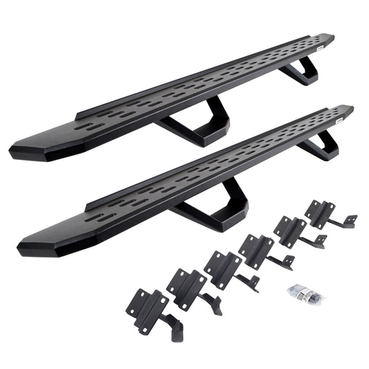 Go Rhino! 6961508720PC Go Rhino 6961508720PC RB30 Running Boards with Mounting Brackets, 2 Pairs Drop Steps Kit For Ford 04-14 F-150 Fits select: 2004-2014 FORD F150