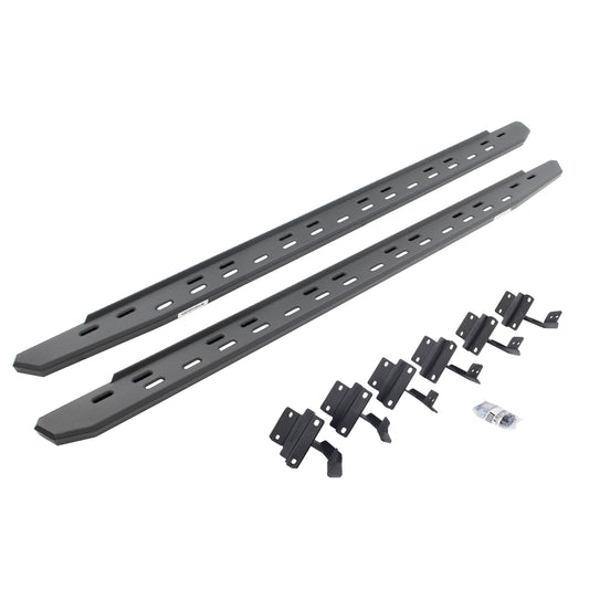 Go Rhino! 69615587SPC Go Rhino 69615587SPC RB30 Slim Line Running Boards with Mounting Bracket Kit For 15-24 F-150, F-250 Super Duty, F-350 Super Duty (Crew Cab Pickup)