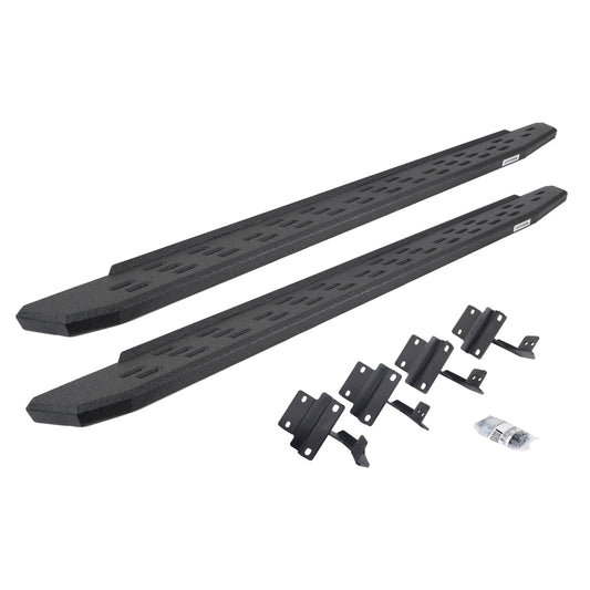 Go Rhino! 69617780T Go Rhino 69617780T RB30 Running Boards with Mounting Bracket Kit For Ford 15-23 F-150, Ford 17-23 F-250 Super Duty, Ford 17-23 F-350 Super Duty Fits select: 2015-2023 FORD F150, 2017-2022 FORD F250